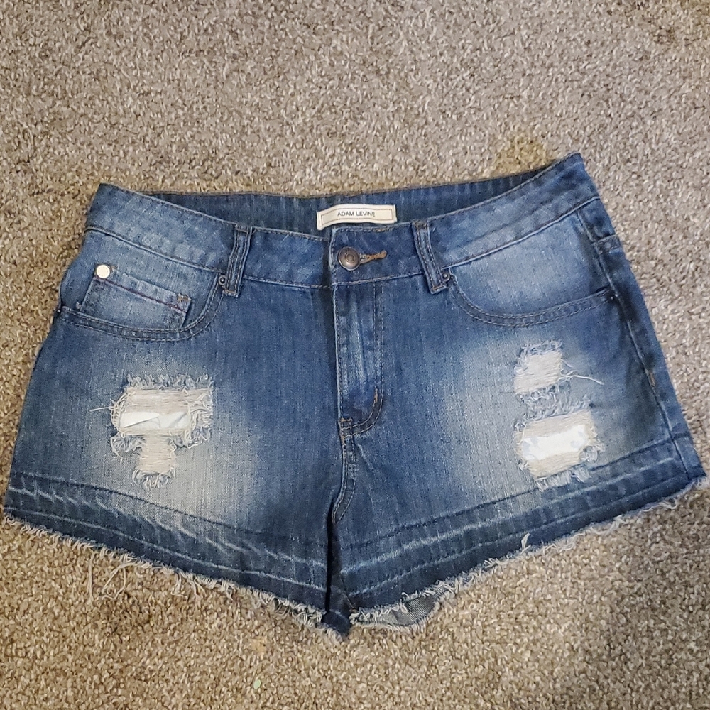 Adam Levine Collection Women's Blue Denim Shorts